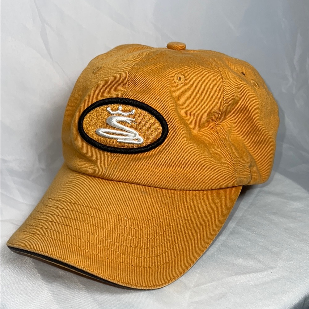 Gold King Cobra Golf Hat - Fitted
